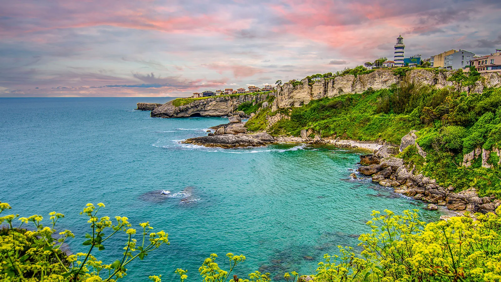 Küste von Sile in bei Istanbul