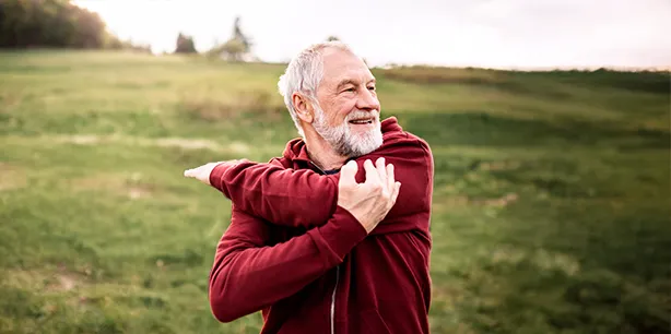 Dehnübungen auf Reisen