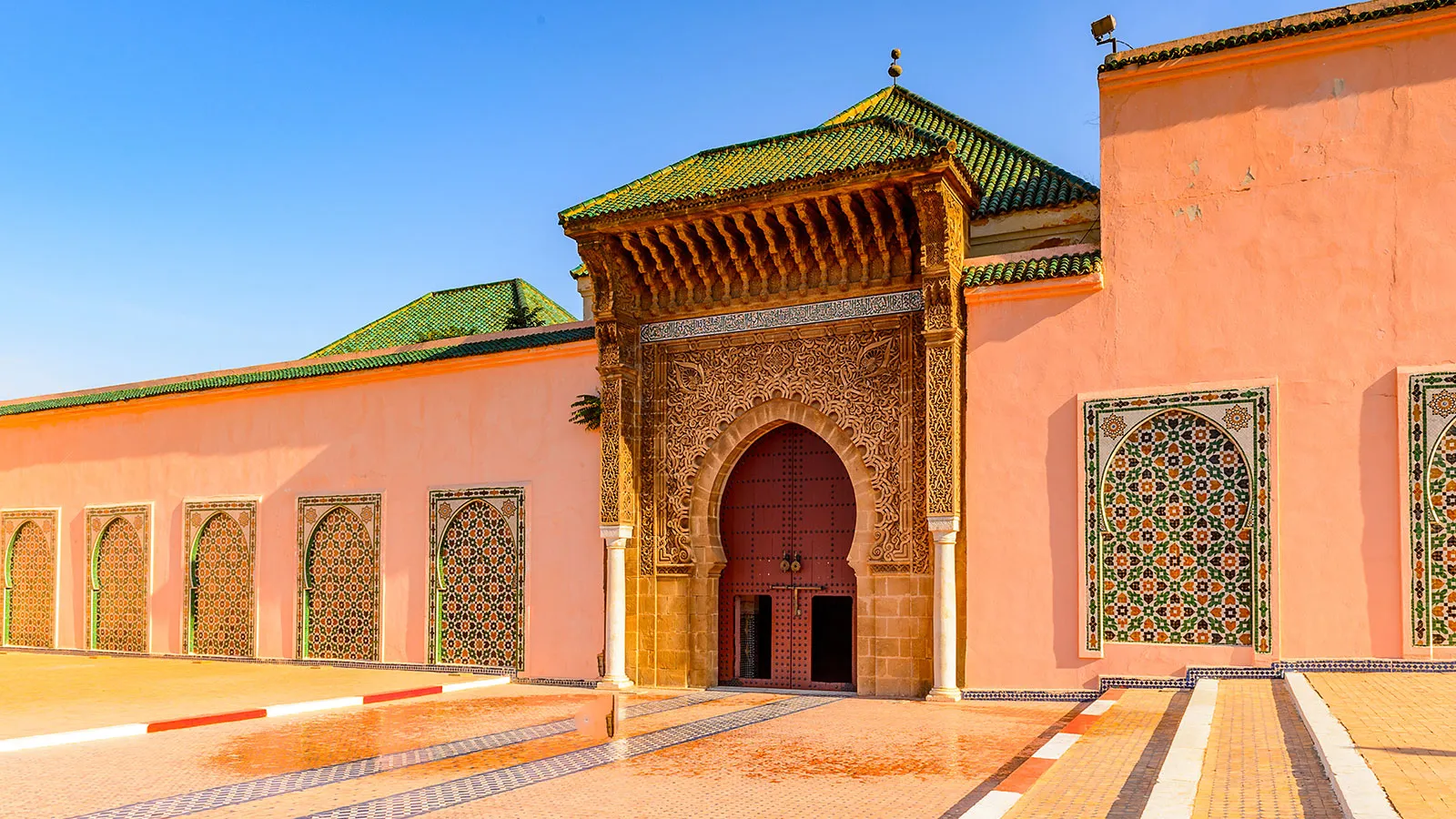 Stadtmauer von Meknes in Marokko