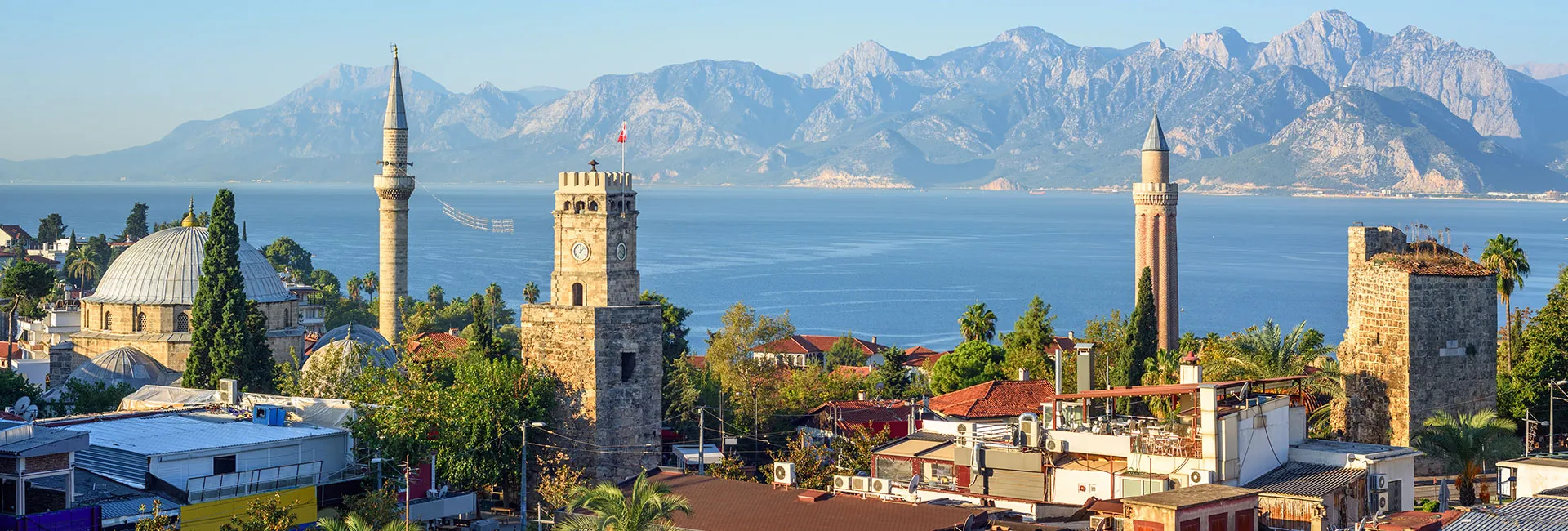Blick auf die Altstadt von Antalya