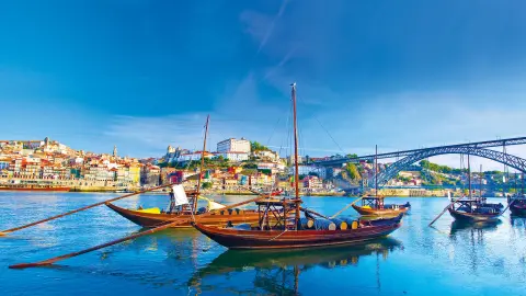 Boote im Hafen von Porto-placeholder