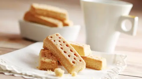 Shortbread mit Tee oder Kaffee-placeholder
