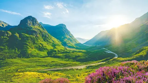 Idyllische Tal Glen Coe in Schottland-placeholder