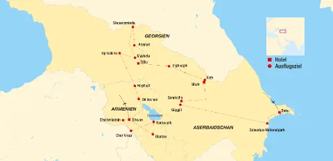 Trendtours Reiseroute Kaukasus-placeholder