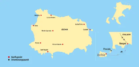 Trendtours Reiseroute Karte Ischia-placeholder