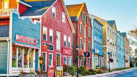 Bunte Häuserfassade Charlottetown-placeholder