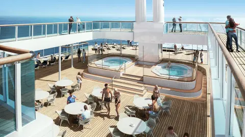 Sonnendeck auf dem Havila Voyages Schiff-placeholder