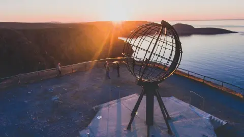 Mitternachtssonne am Nordkap-placeholder