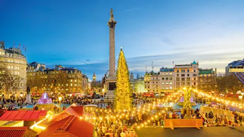 Weihnachtsmarkt am Trafalgar Square-placeholder