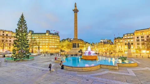 Am Trafalgar Square mit trendtours-placeholder