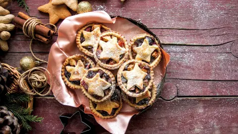 Verkostung von leckerem Mince Pie-placeholder