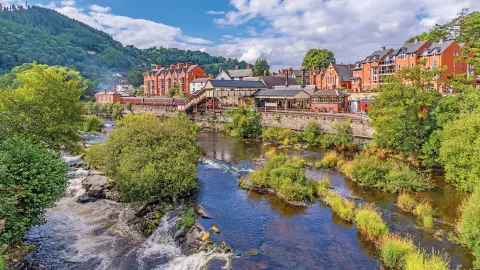 Llangollen am Fluss Dee-placeholder