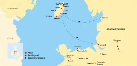 Reiseverlauf der Isle of Man Reise mit trendtours-placeholder