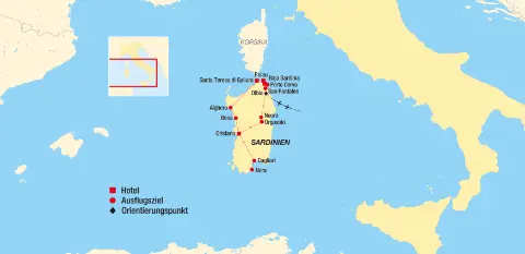 Trendtours Reiseroute Sardinien-placeholder