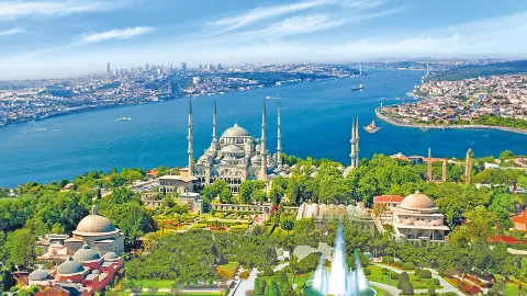 Panorama von Istanbul am Bosporus-placeholder
