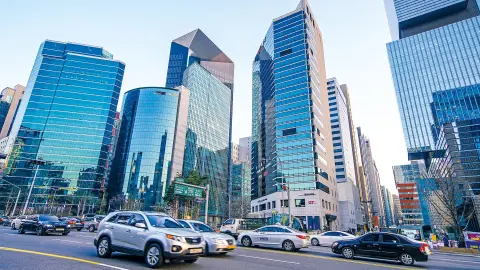 Gangnam-Viertel in Seoul-placeholder