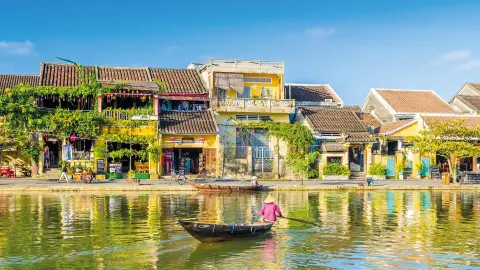 Die Altstadt von Hoi An mit Booten-placeholder