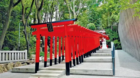 Kobe: Torii am Ikuta-Schrein-placeholder