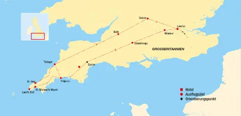 Zu Gast bei Rosamunde Pilcher Reiseroute-placeholder