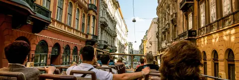 Stadt Rundfahrt mit dem Bus als Gruppe-placeholder